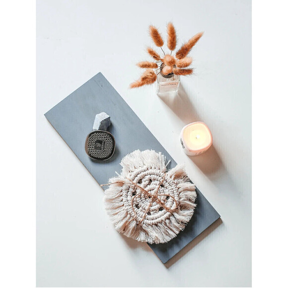 Handmade Woven Placemat Coaster - Picture 4 of 6